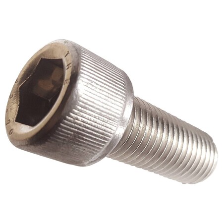 3/8-16 Socket Head Cap Screw, 18-8 Stainless Steel, 1/2 In Length, 100 PK